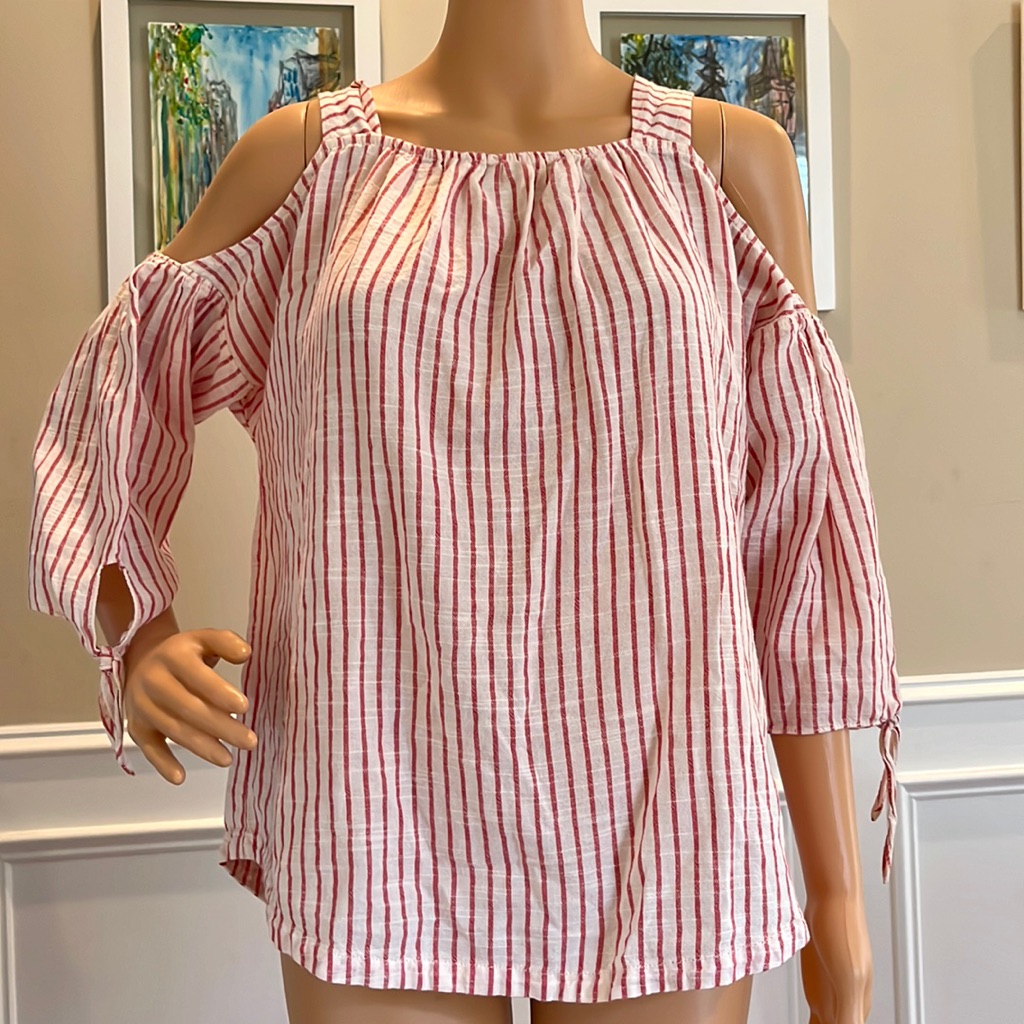 Madewell Cold Shoulder Top